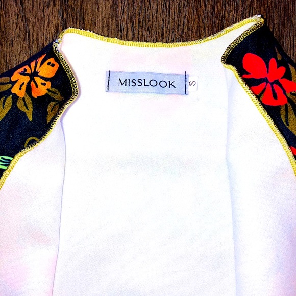 •Black Blazer with vivid patterns throughout - Picture 9 of 16